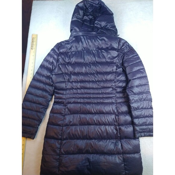 Andrew Marc Premium Down Puffer Jacket Womens Medium Lightweight Packable Purple - Picture 8 of 10